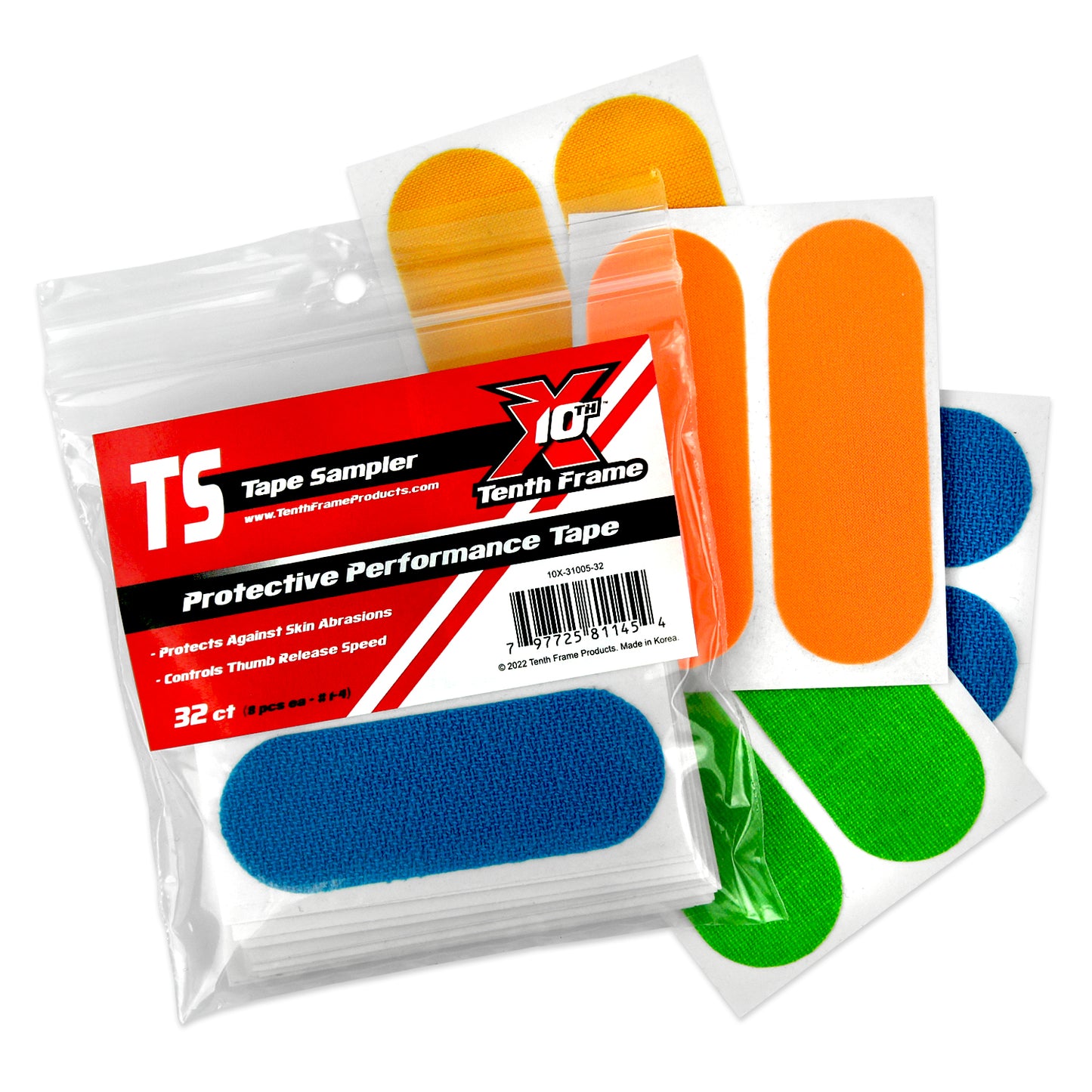 Tenth Frame Protective Performance Tape - TS (Tape Sampler)