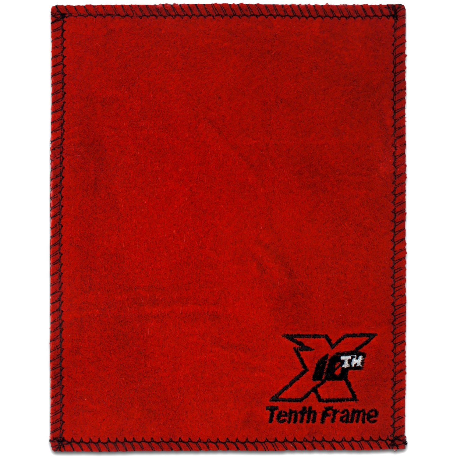 Tenth Frame Shammy Pad - Leather Bowling Ball Shammy (Red)