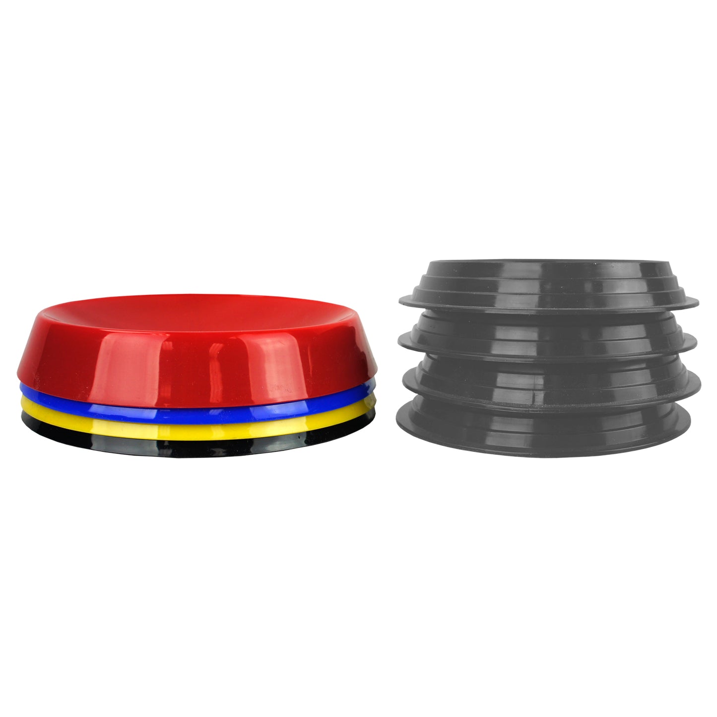 Tenth Frame Plastic Bowling Ball Cup (Stacked vs Competition)