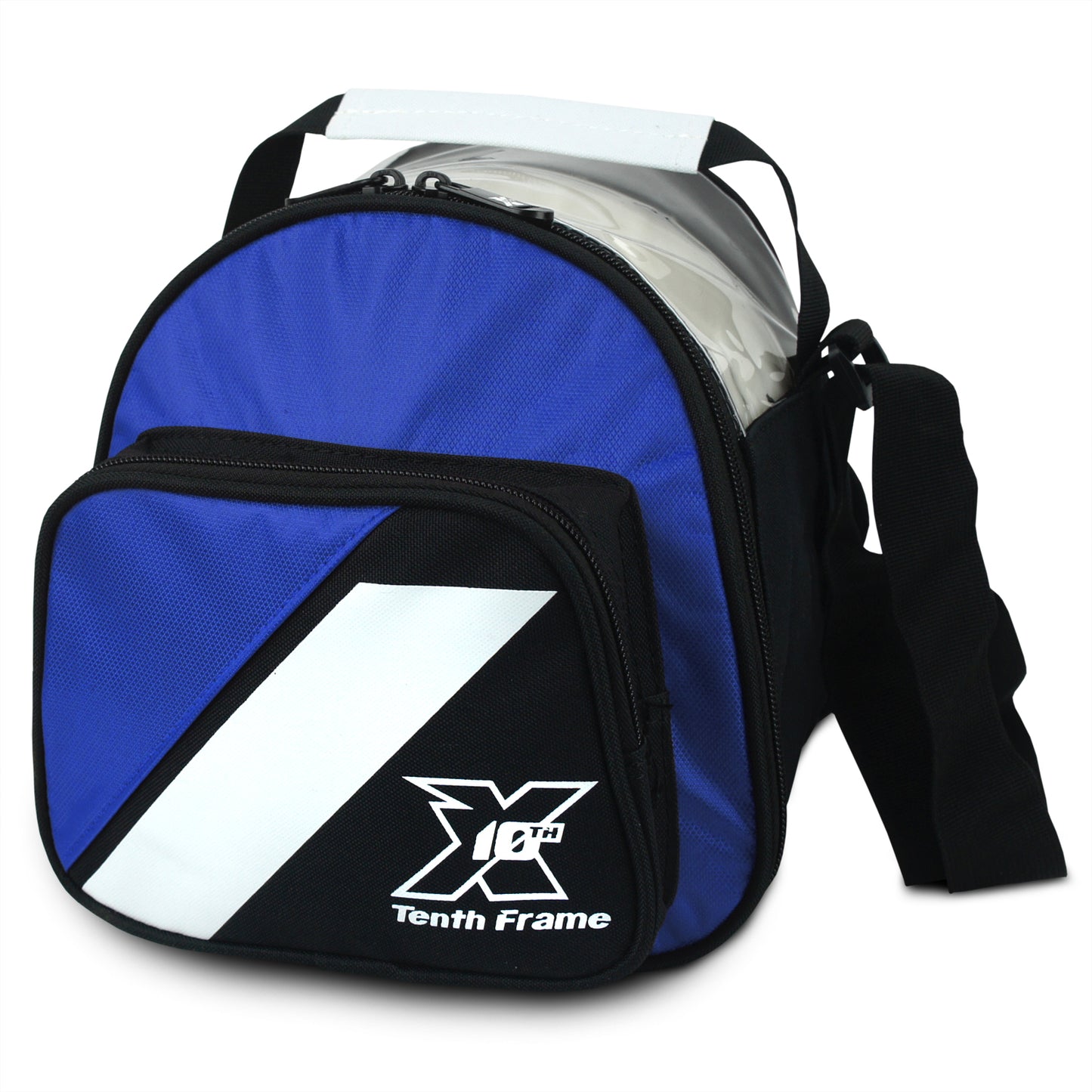 Tenth Frame Deluxe Add-On Bag - 1 Ball Add-On Bowling Bag (Blue)
