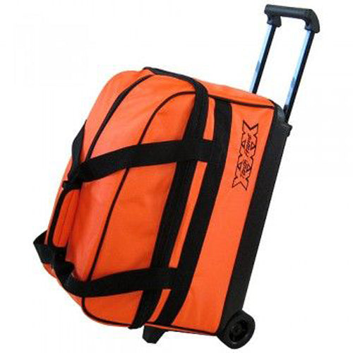 Tenth Frame Basic 2 Ball Roller Bowling Bag - Retired (Neon Orange)