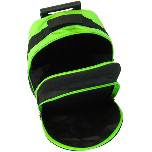 Tenth Frame Classic 1 Ball Roller Bowling Bag - Retired (Lime Green - Compartments)