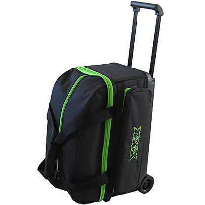 Tenth Frame Classic 2 Ball Roller Bowling Bag - Retired (Lime Green)