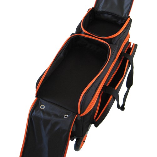 Tenth Frame Deluxe Triple Roller Bowling Bag - Retired (Shoe Compartment)