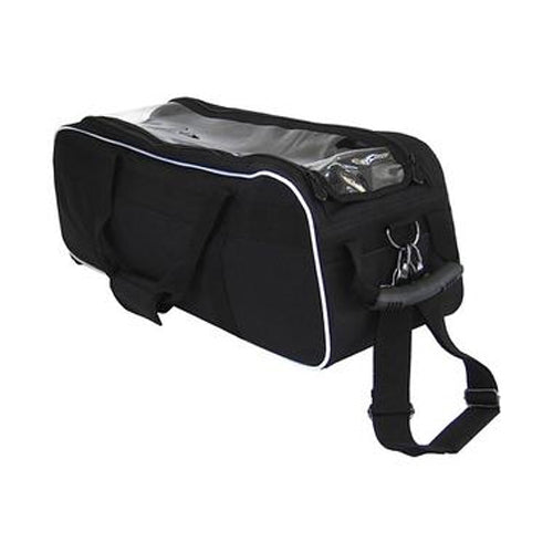 Tenth Frame Glide Triple Tote Roller Bowling Bag - Retired (Black - Pull Strap)