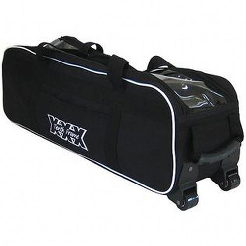 Tenth Frame Glide Triple Tote Roller Bowling Bag - Retired (Black - Wheels)