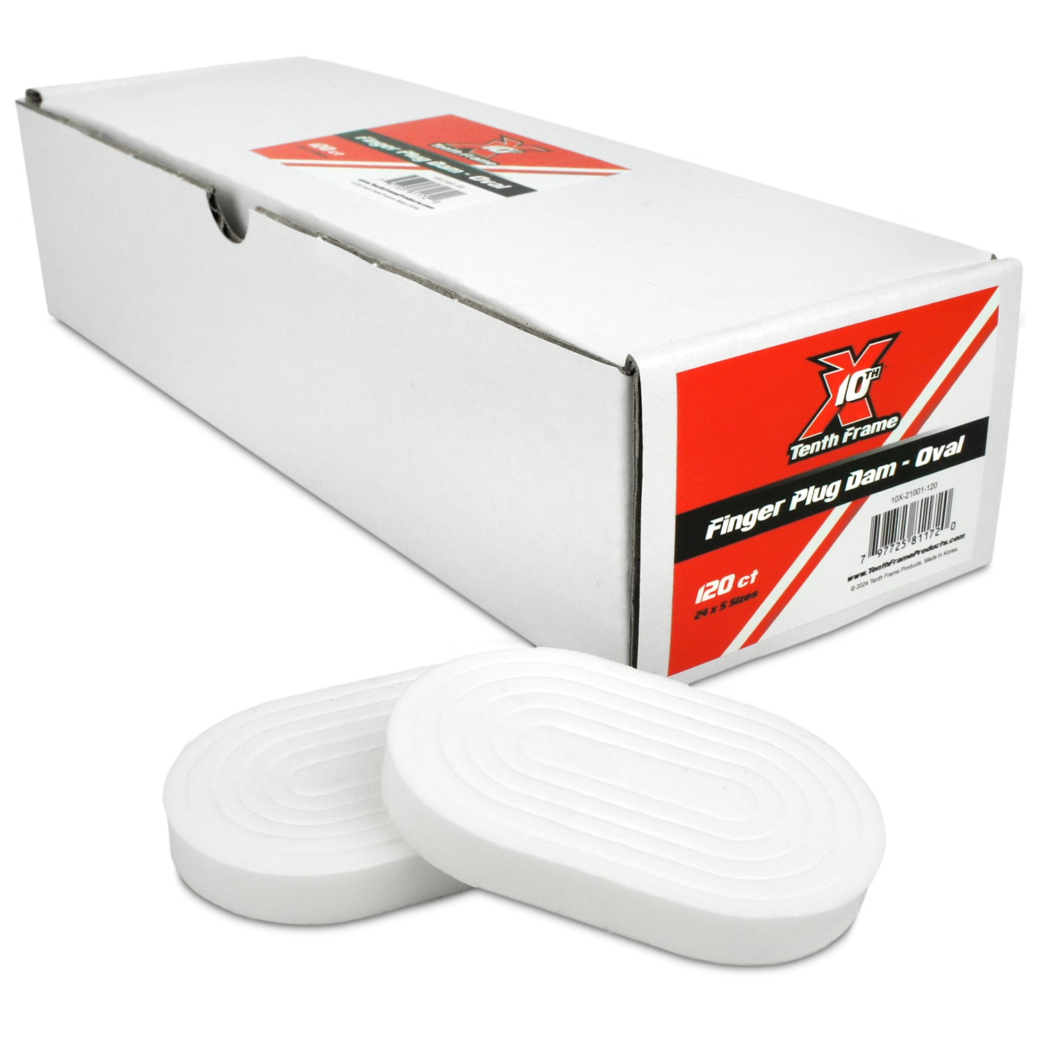 Tenth Frame Finger Plug Dam - Oval (120 ct) – Tenth Frame Bowling