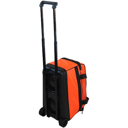 Tenth Frame Basic 2 Ball Roller Bowling Bag - Retired (Neon Orange - Base)