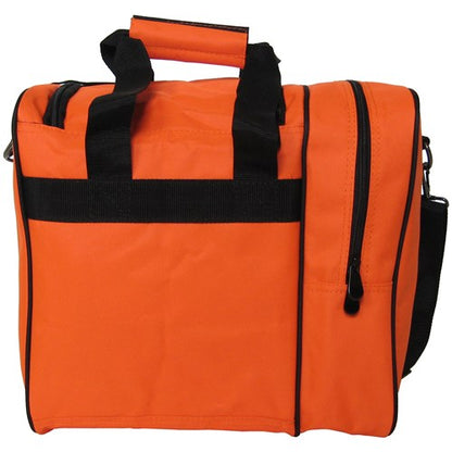 Tenth Frame Deluxe Single Tote Bowling Bag - Retired (Neon Orange - Back)