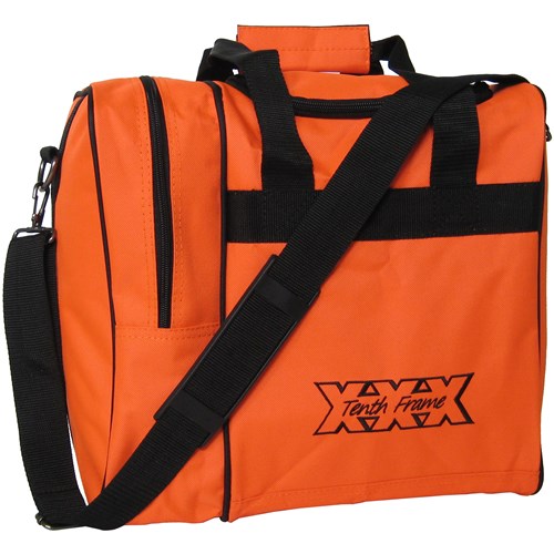 Tenth Frame Deluxe Single Tote Bowling Bag - Retired (Neon Orange)