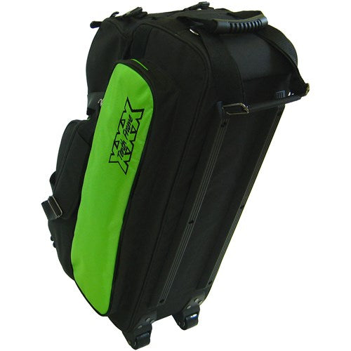 Tenth Frame Glide Triple Tote Roller Bowling Bag with Shoe Pouch - Retired (Lime Green - Base)